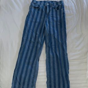 7 for All Mankind Striped Jeans